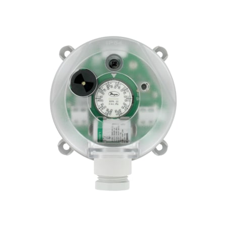 Dwyer Instruments Adjustable differential pressure alarm, range .80-4.00" w.c., M20 connection. BDPA-05-2-N